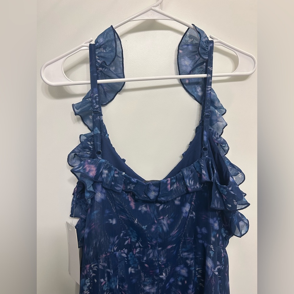 NWT French Connection Aden Bai Frill Mini Dress - Picture 11 of 12